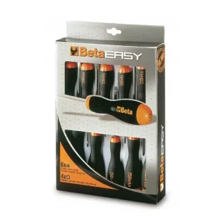 Комплект отвертки 1201 (6 бр) и 1202 (4 бр) BetaEasy в представителна опаковка, 1203/D10N, Beta Tools