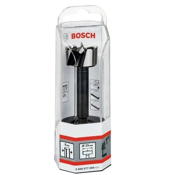 Свредло за панти и глухи отвори в дърво на Bosch 25.0 mm