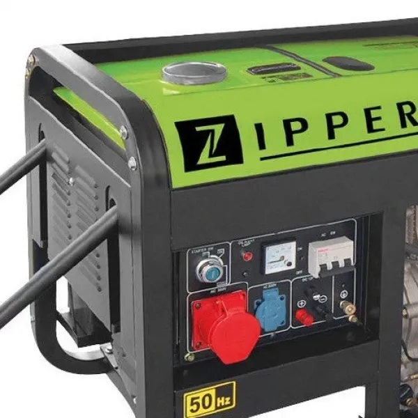 Трифазен дизелов генератор ZIPPER ZI-STE6700DH / 6.5 kW