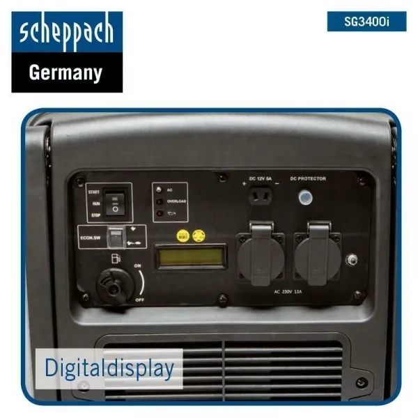 Инверторен Електрогенератор Scheppach SG3400i