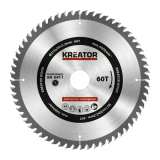 Диск за циркуляр Kreator KRT020422/ Ø210mm