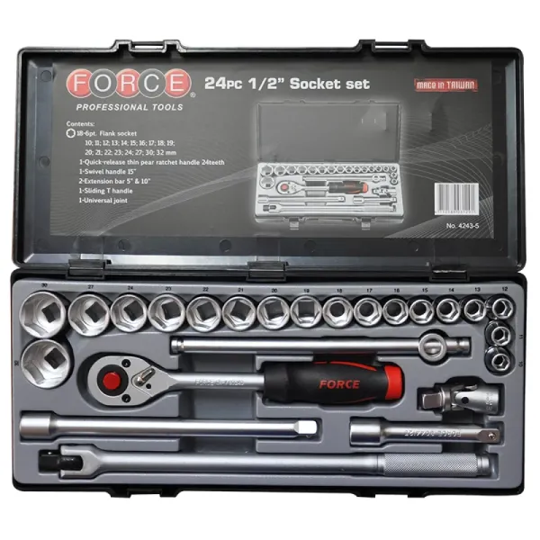 Гедоре Force Tools 4246-5/ 24 части