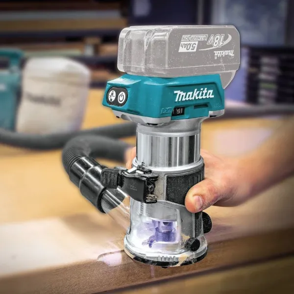 Акумулаторна челна фреза Makita DRT50ZX3/ 18 V