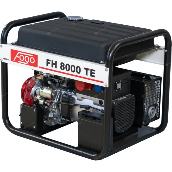 Бензинов трифазен генератор FOGO FH8000TE 6.5kW с голям резервоар и ел. старт