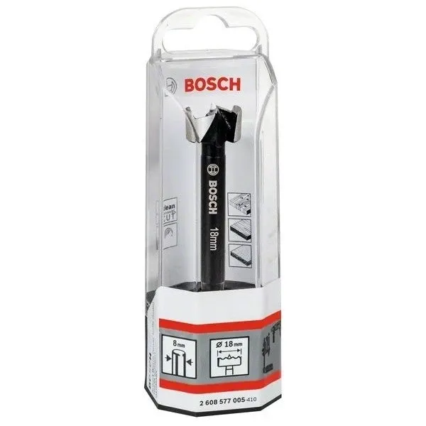 Свредло за панти и глухи отвори в дърво на Bosch 18.0 mm
