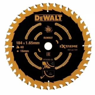Циркулярен диск за дърво DEWALT DT10303 184 X 16 X 40 зъба