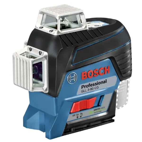 Нивелир лазерен Bosch GLL 3-80 CG + BM1 + 12V + GAL 1230 CV + L-Boxx, Connect, ±0,3 mm/m