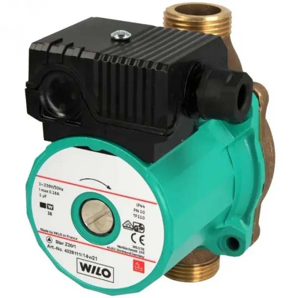 Циркулационна помпа за парно Wilo Star-Z 20/1, 230V, 38W