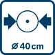 Измервателно колело BOSCH GWM 40, ± 5 cm /100 m