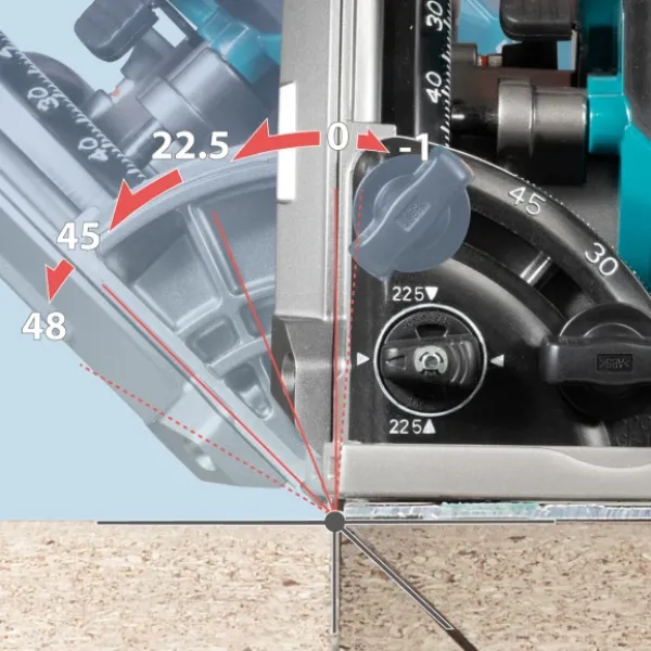 Акумулаторен циркуляр Makita SP001GZ03/ 40V