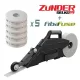 Инструмент за фугиране Delko Tools Zunder + 5 бр. Fiba Fuse ленти