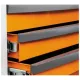 Количка за инструменти BETA, 6 чекмеджета, оранжев цвят