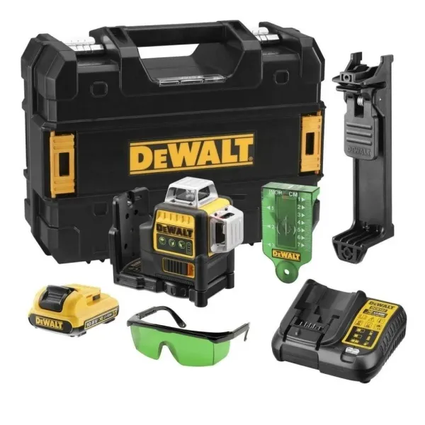 Лазерен нивелир DeWALT DCE089D1G 360° 2.0Ah - 30 метра