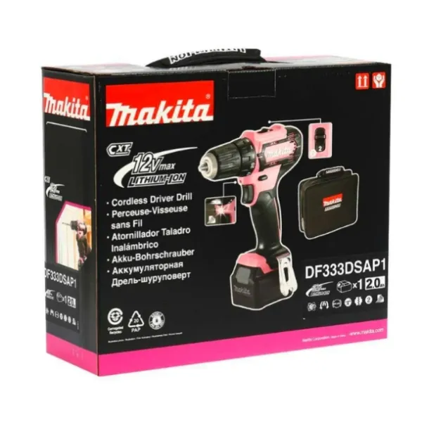 Акумулаторен винтоверт Makita DF333DSAP1/ 12V/ 2 Ah