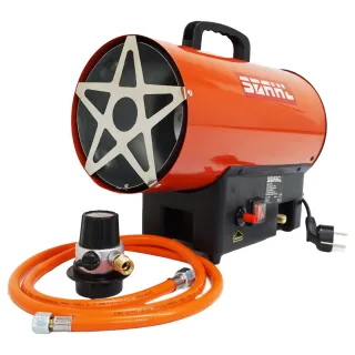Газов калорифер STAHL SGAS30/ 30kW  - комплект с редуцир вентил и маркуч