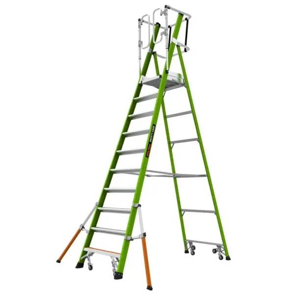 Стълба с предпазен кош Little Giant Safety Cage 1x10