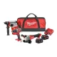 Комплект акумулаторни перфоратор ударен винтоверт и ъглошлайф MIlwaukee M18FPP3Q-502BEU/ 18V/ 2x5Ah