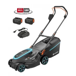 Акумулаторна косачка GARDENA PowerMax 37/36V P4A/ 18V/ 2x4Ah