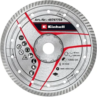 Диамантен диск Einhell 49797950/ 300х25.4 мм