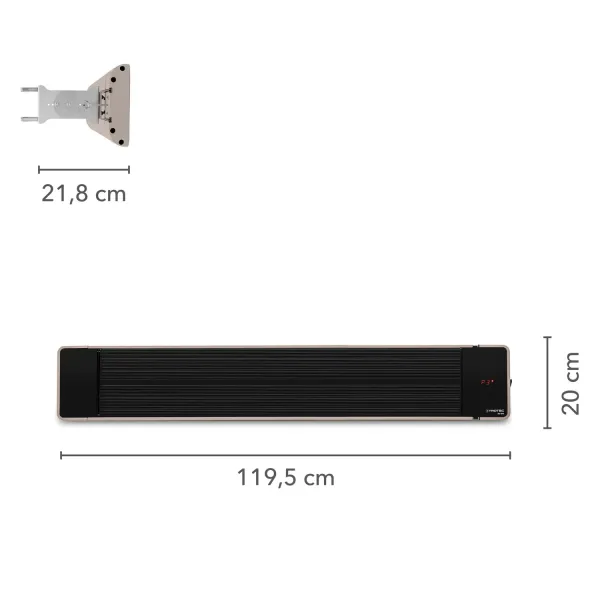 Инфрачервен отоплител TROTEC IRD 1800/ 1.8kW
