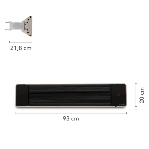 Инфрачервен отоплител TROTEC IRD 1200/ 1.2kW
