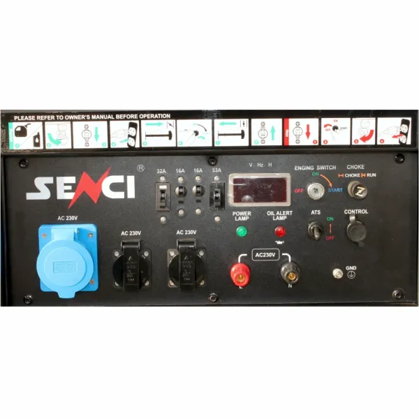 Бензинов генератор за ток SENCI SC-15000E EVO ATS/ 13 kW