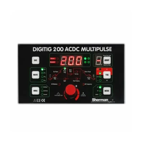 Инверторен ВИГ заваръчен апарат SHERMAN DIGITIG 200 AC/DC MULTIPULSE/ 200A