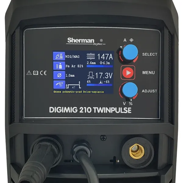 Инверторен телоподаващ апарат SHERMAN DIGIMIG 210 TWINPULSE/ 200A