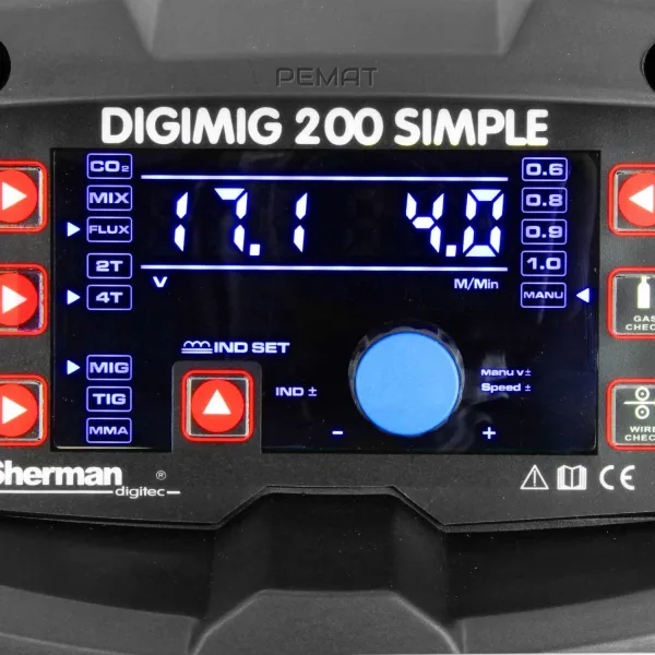 Инверторен телоподаващ апарат SHERMAN DIGIMIG 200 SIMPLE/ 200A