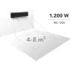 Инфрачервен отоплител TROTEC IRD 1200/ 1.2kW