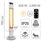 Инфрачервен отоплител TROTEC IRS 2050 E/ 2kW