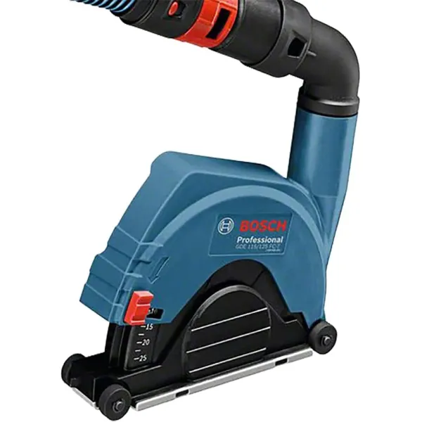 Комплект ъглошлайф и прахоуловител BOSCH GWS 14-125 + GDE 115/125 FC-T