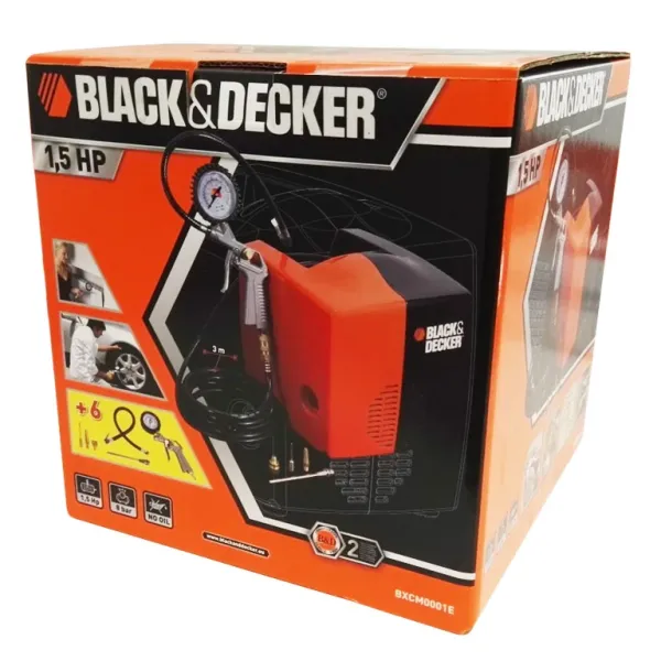 Компресор за въздух Black and Decker Cubo / 1100W