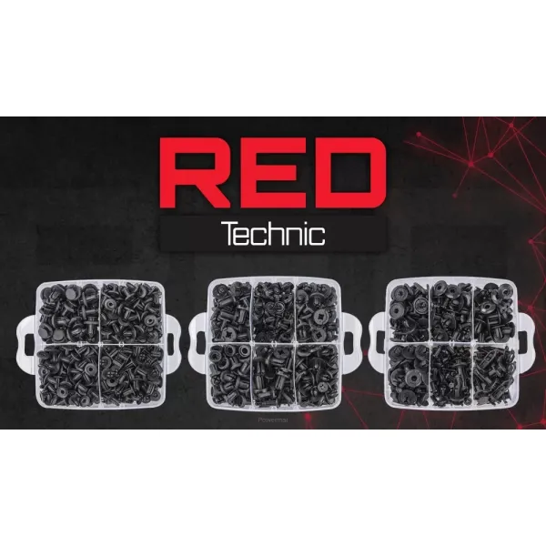 Комплект автомобилни щипки RED TECHNIC RTKST0100/ 635 части