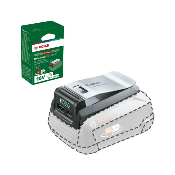 Зарядно устройство USB Bosch UniversalUSB 18V-45/ 18V
