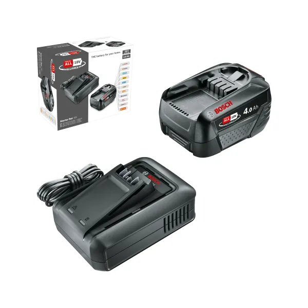 Стартов комплект батерия и зарядно Bosch 1600A031T6/ 18V/ 4Ah