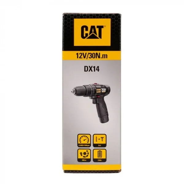 Акумулаторен винтоверт CAT DX14/ 12V/ 2 Ah