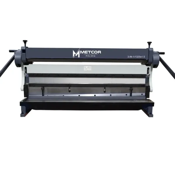Многофункционална машина за огъване и валцоване METCOR 3IN1/1320X1.5/ 132 см