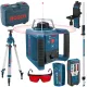 Комплект BOSCH ротационен лазер GRL 300 HV Professional + BT 170 статив + GR 240 лата + аксесоари