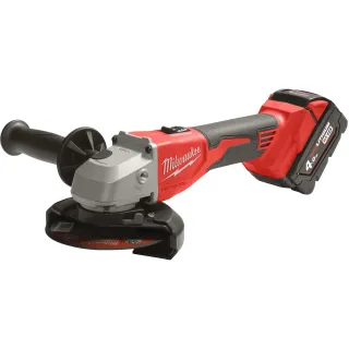 Акумулаторен ъглошлайф Milwaukee M18 BLSAG125X-402X/ 18V/ 2x4Ah