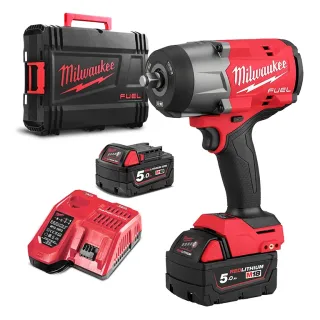 Акумулаторен гайковерт Milwaukee M18 FHIW2F12-502X/ 18V/ 2x5Ah