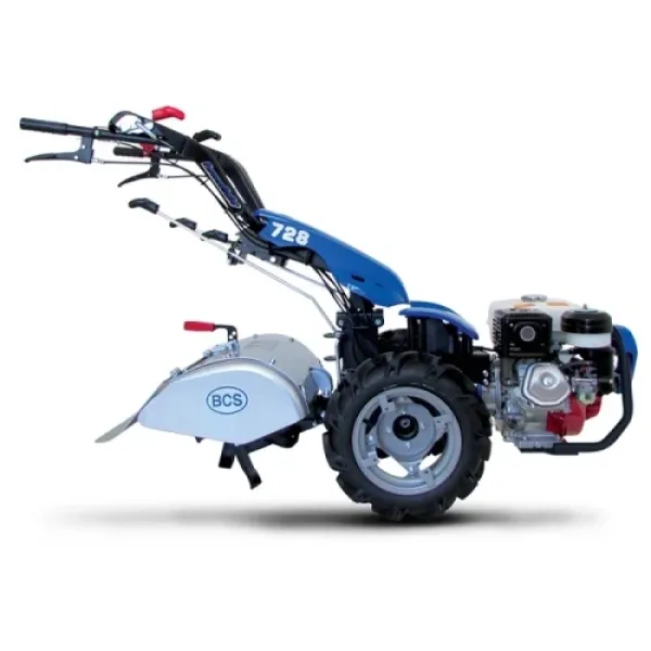 Мотоблок BCS 728 PowerSafe Reversible с колела и роторна фреза/ 4.8 к.с.