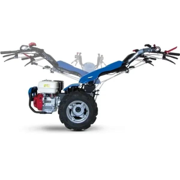 Мотоблок BCS 728 PowerSafe Reversible с колела и роторна фреза/ 4.8 к.с.