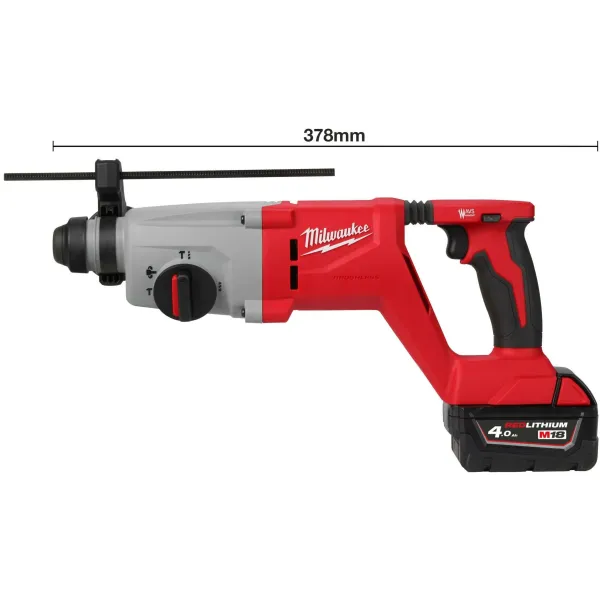 Акумулаторен перфоратор MIlwaukee M18 BLHACD26-402X/ 18V/ 2x4Ah