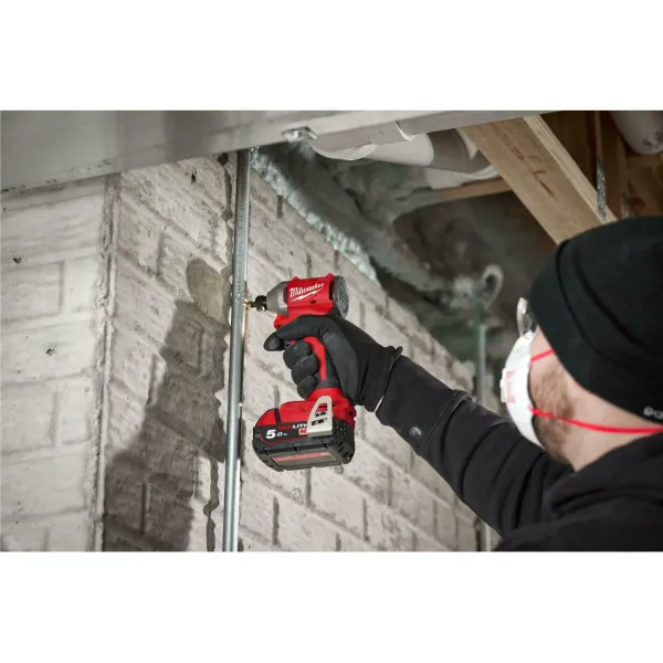 Акумулаторен ударен винтоверт MIlwaukee M18 BLIDR-502X/ 18V/ 2x5Ah