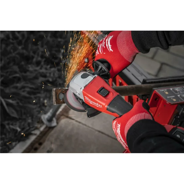 Акумулаторен ъглошлайф Milwaukee M18 BLSAG125X-402X/ 18V/ 2x4Ah