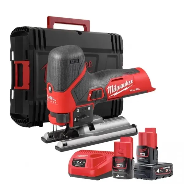 Акумулаторен прободен трион MIlwaukee M12 FJS-422X/ 12V/ 2Ah/ 4Ah