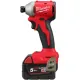 Акумулаторен ударен винтоверт MIlwaukee M18 BLIDR-502X/ 18V/ 2x5Ah