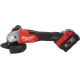 Акумулаторен ъглошлайф Milwaukee M18 FSAG125XB-502X/ 18V/ 2x5Ah