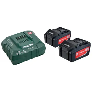 Комплект батерии и зарядно Metabo 685050000/ 18V ASC 30-36 + 2x4.Ah LiPower